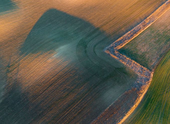 Moravské Slovácko, jižní Morava, fotografie z dronu, fotograf Radek Severa