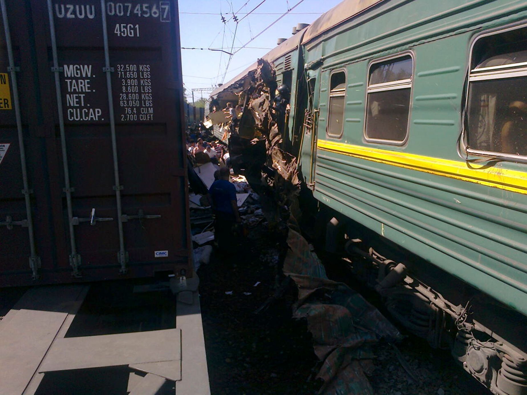 Rusko - Moskva - železnice - železniční neštěstí