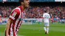 Jorge Koke se raduje z gólu do sítě Atlética Madrid