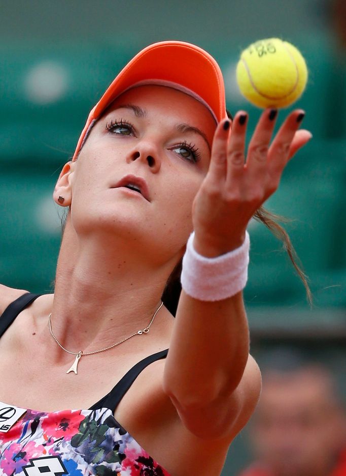 Agnieszka Radwaňská na French Open 2014