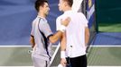 Tomáš Berdych a Novak Djokovič