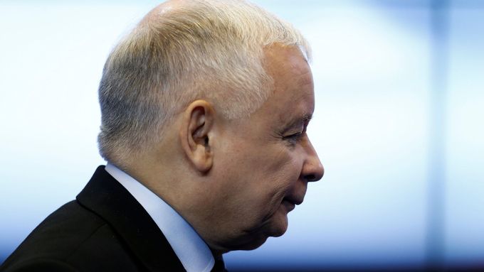 Předseda vládní strany Právo a spravedlnost (PiS) Jaroslaw Kaczyński.