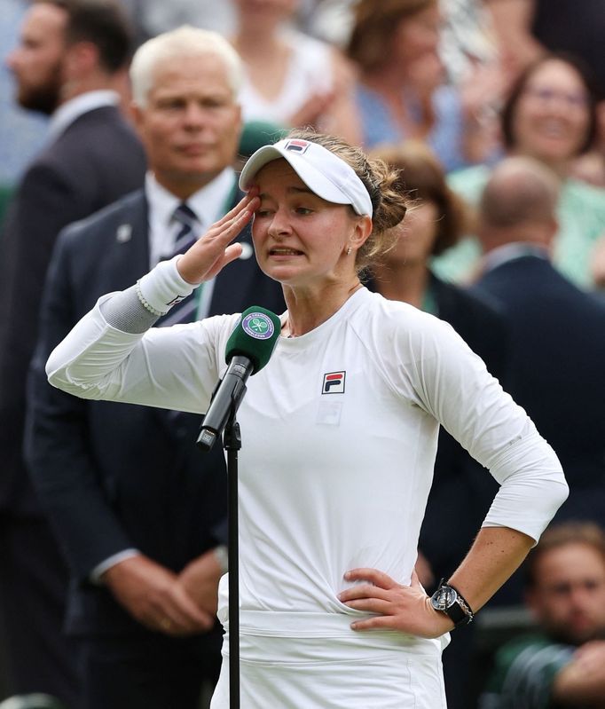 Barbora Krejčíková, Wimbledon 2024, semifinále