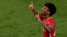 Kingsley Coman slaví gól ve finále LM Bayern Mnichov - Paris St. Germain