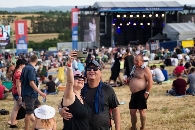 Snímek ze zahájení festivalu Hrady CZ.