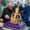 Karel III., Německo, návštěva, Brodowin, dort, korunovační klenoty