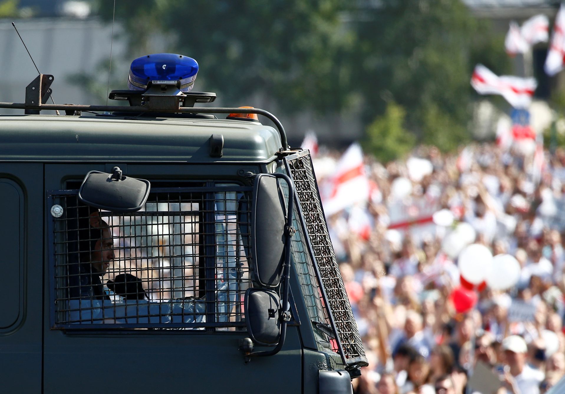 bělorusko protest demonstrace protivládní lukašenko