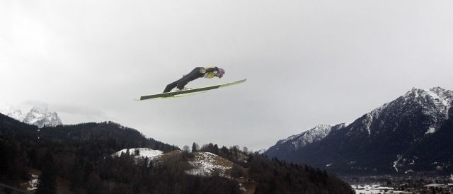 Andreas Kofler v Garmischi