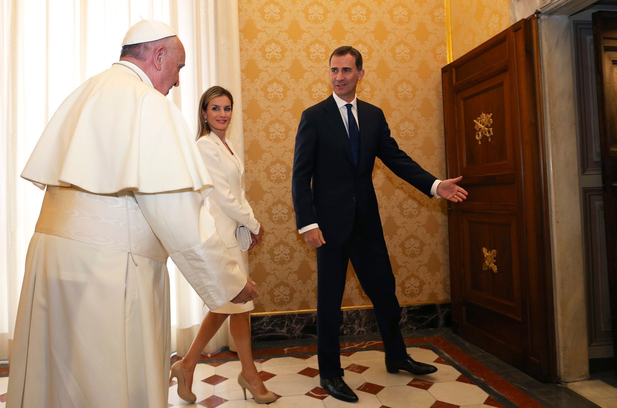 Španělský král Felipe VI. na návštěvě Vatikánu