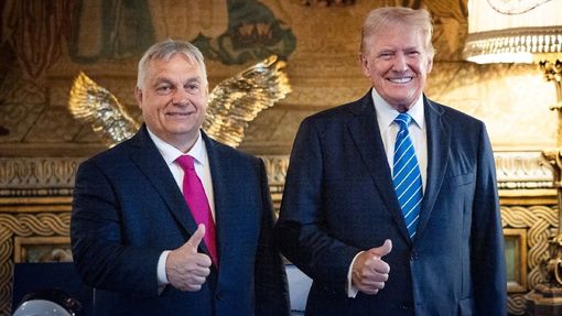 Viktor Orbán a Donald Trump.