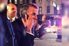 VIDEO: Macrona v New Yorku zastavila policie. Postěžoval si přímo u Trumpa