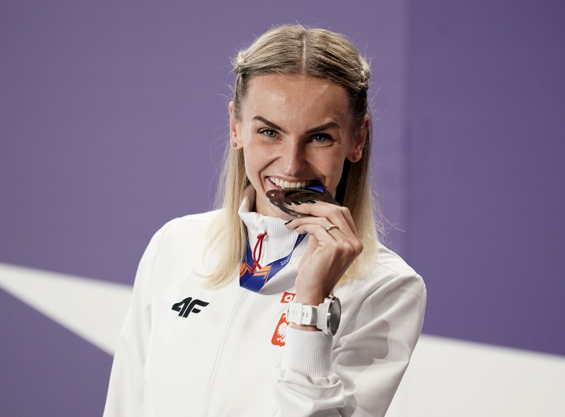 Běžkyně Justyna Šwietá-Erseticová na HME 2021 v Toruni