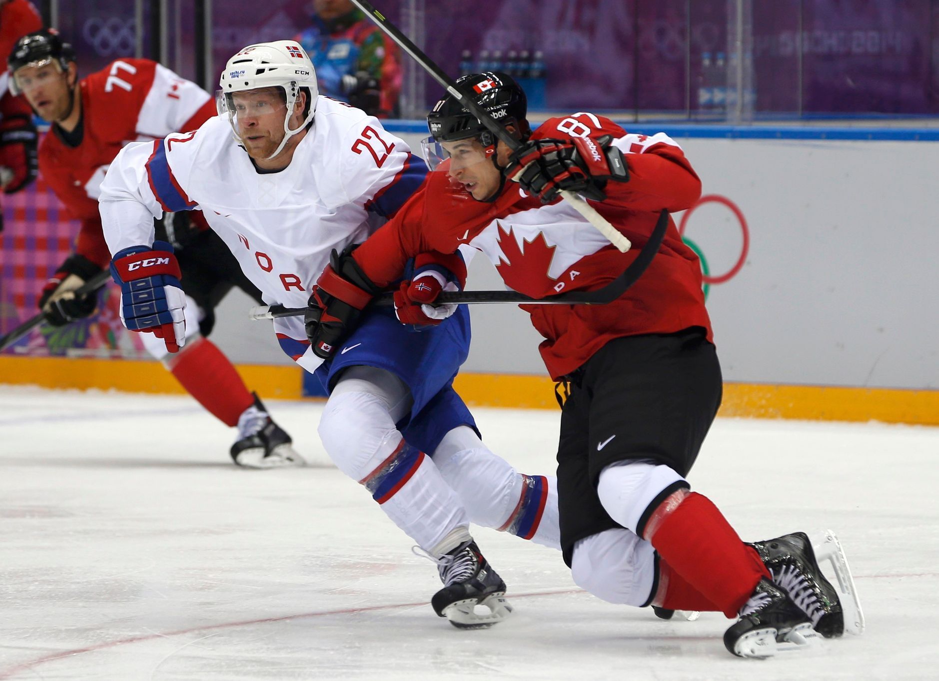 Kanada - Norsko: Sidney Crosby - Martin Roymark (22)