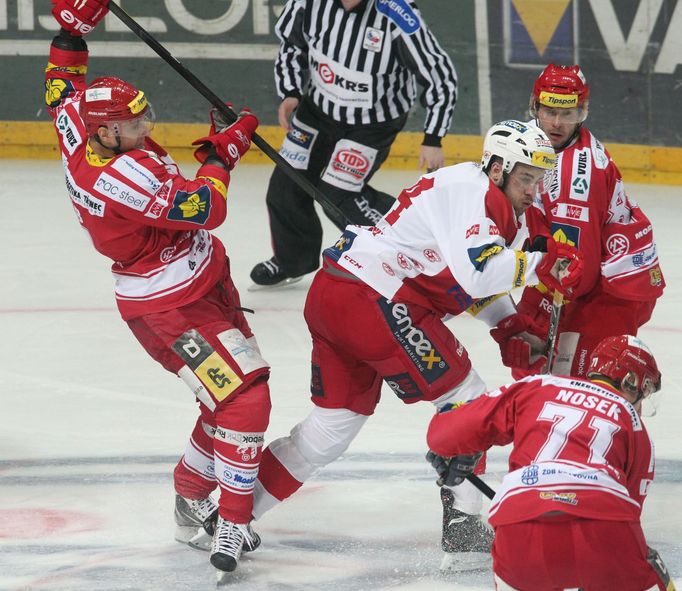 Slavia vs. Třinec, utkání hokejové extraligy