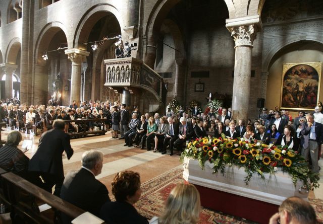 Pavarotti, pohřeb