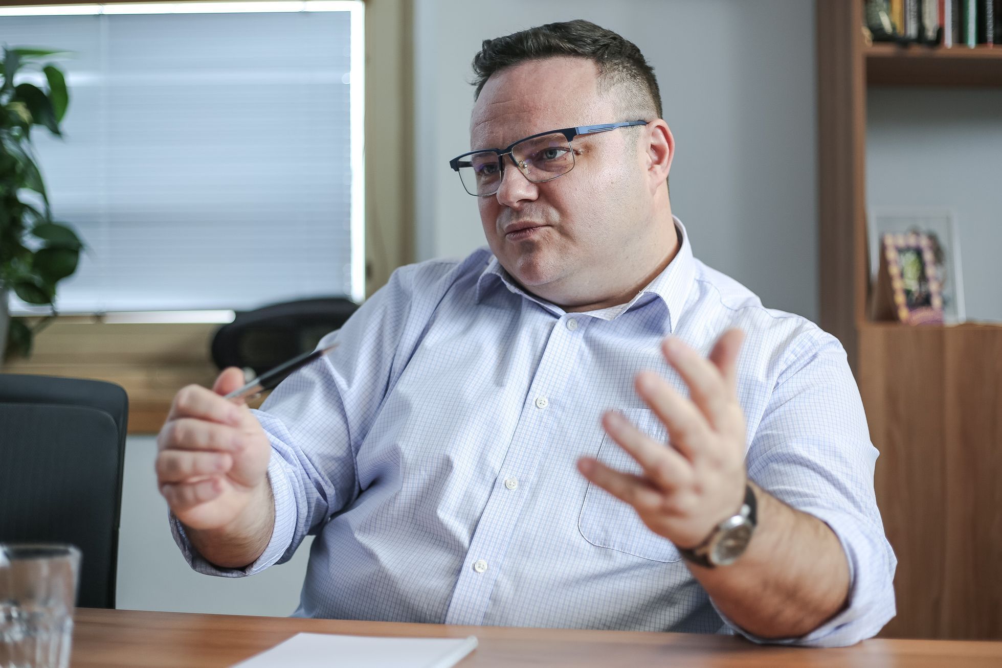 Mgr. René Zavoral, ředitel Českého rozhlasu, portrét pro rozhovor  7. 2. 2019