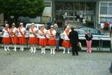Social Democrats held a rally in Uherský Brod. They were supported by one of the oldest clubs of local cheerleaders.