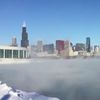 Chicago sevřel arktický mráz.