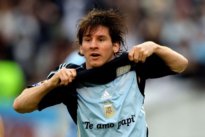 Lionel Messi na olympiádě v Pekingu 2008