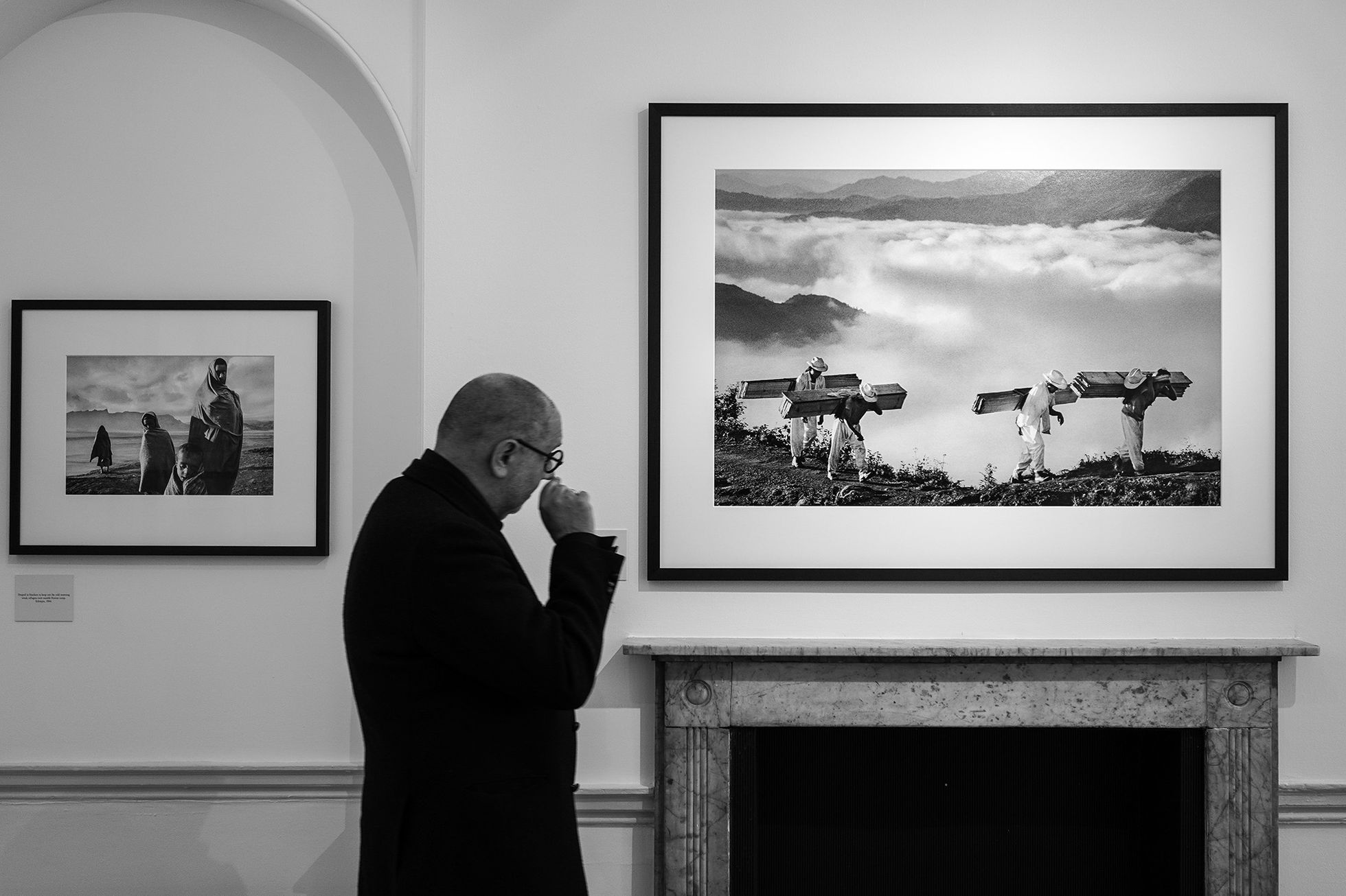 Sebastião Salgado: retrospektivní výstava v londýnském Somerset House, k udělení ceny za ceoživotní přínos fotografii na Sony World Photography Awards 2024.