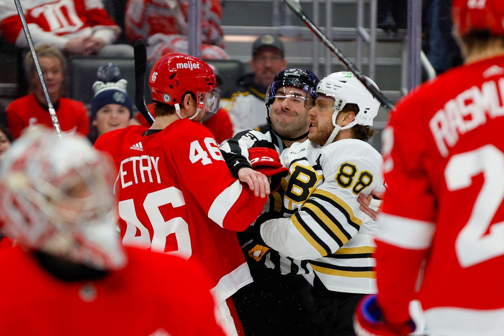 NHL: Boston Bruins at Detroit Red Wings