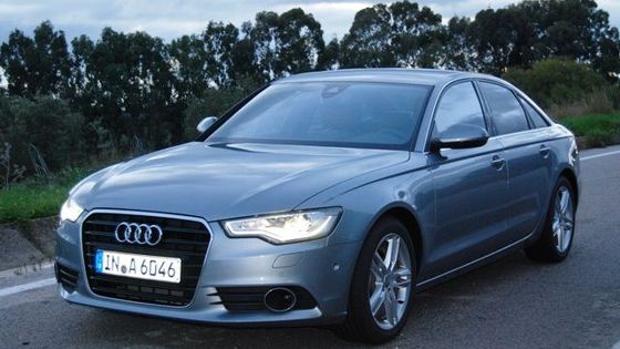 Audi A6 při prvním testu na Sicílii