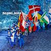 Nástup týmů během slavnostního zakončení ZOH 2022 v Pekingu