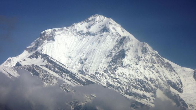 Nepálská Dhaulágirí, sedmá nejvyšší hora světa (8 167 metrů)