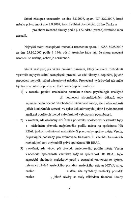 Usneseni o zastavení trestního stíhání - strana 7