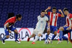 Messi se neprosadil, Argentina v boji o MS nečekaně ztratila doma body s Paraguayí