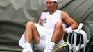 Tennis - Wimbledon - All England Lawn Tennis and Croquet Club, London, Britain - July 3, 2019  Spain's Rafael Nadal during practice  REUTERS/Hannah McKay