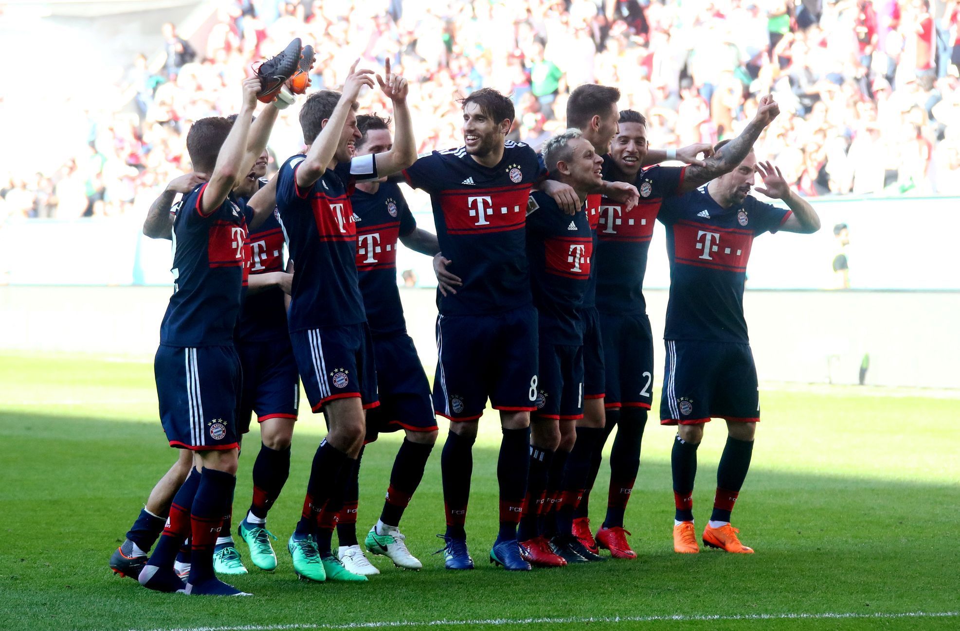 Bayern Mnichov slaví ligový titul (2018)