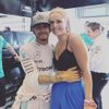 Lindsey Vonnová a Lewis Hamilton