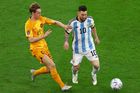 Nizozemsko - Argentina 0:0. Messiho parta čelí ve čtvrtfinále Oranjes