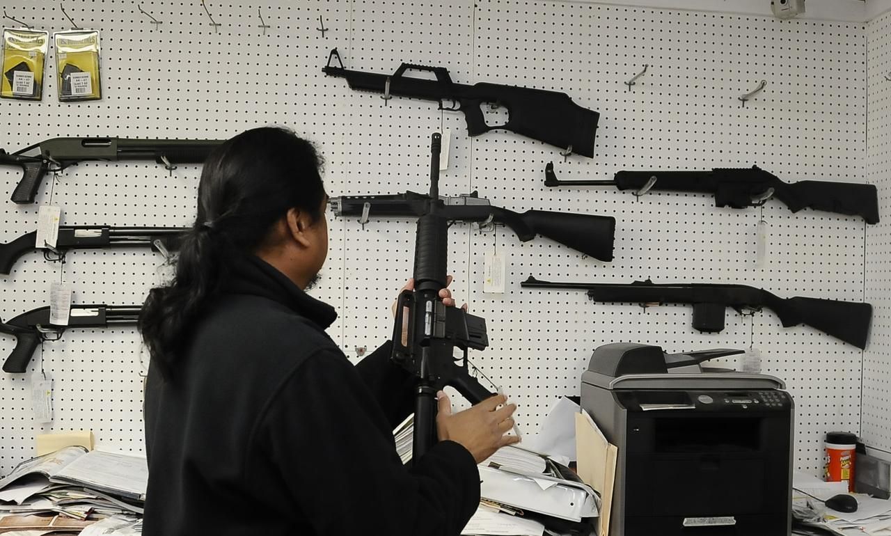Fotogalerie: Prodej zbraní v USA