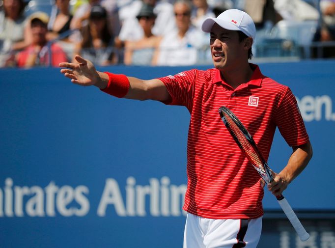 Kei Nišikori v semifinále US Open 2014