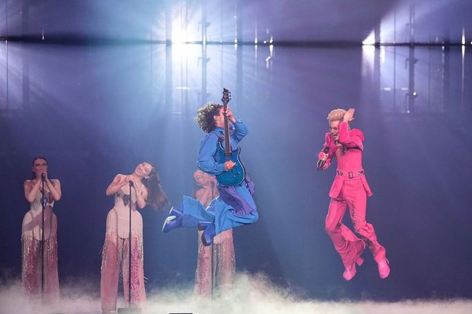 Ukrajinská hudební skupina Ziferblat na Eurovizi 2025,.