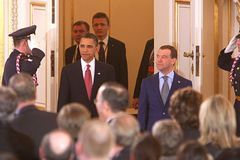 Dokument: Co přesně řekli Obama a Medveděv v Praze
