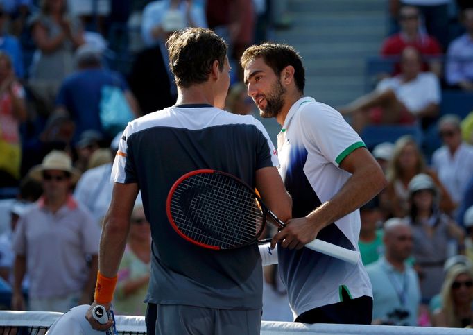 Tomáš Berdych a Marin Čilič na US Open 2014