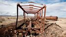 BOLIVIA: Train cemetery is children's playground paradise 2008-12-01 00:00:00 For almost two centuries, old trains from the Potosi-Chili railway line have ended their days at a train cemetery, a few hundred metres from the town of Uyuni. For many years, Bolivian authorities have intended to turn the train graveyard into a museum, however, no specific plans have been made. It remains the perfect playground for the children from Uyuni who play on the rusty train carcasses, reenacting heist scenes from old Westerns. Uyuni, BOLIVIA - December 2008./0901131127