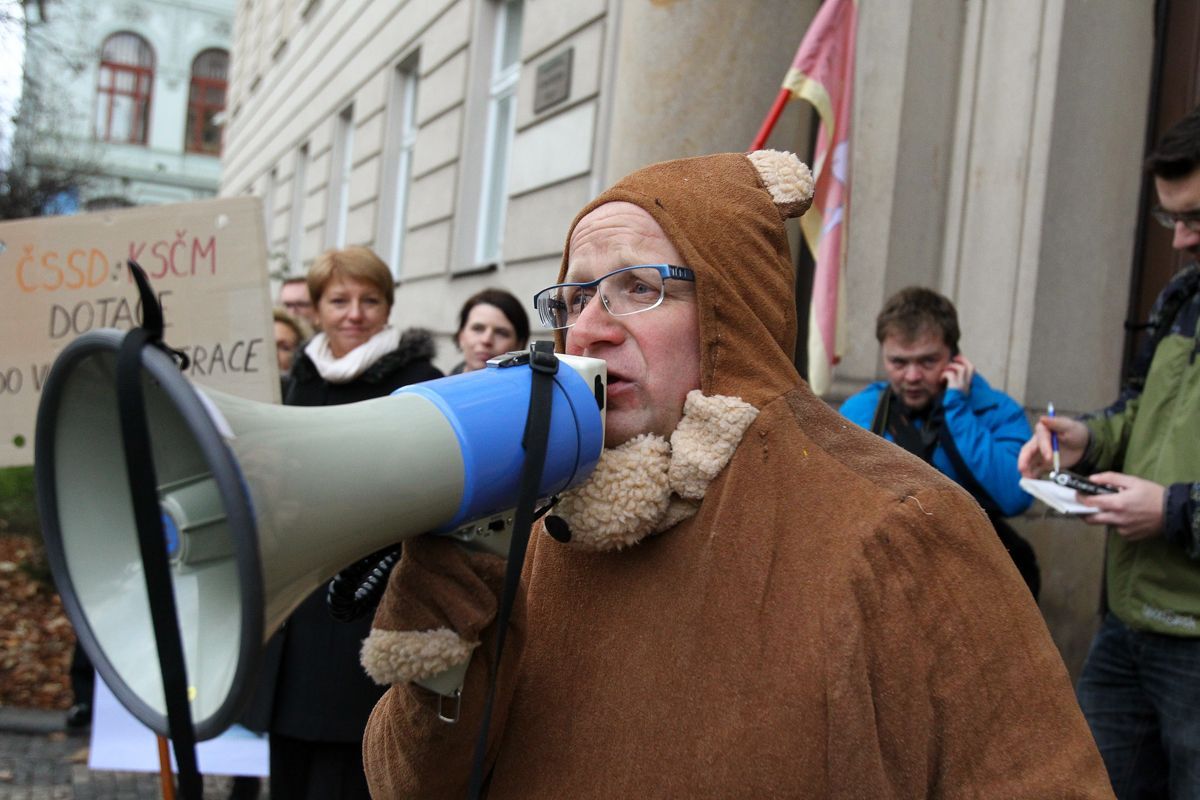 Demonstrace starostů Středočeského kraje 23.11.2015