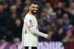 Remízu na hřišti Aston Villy zařídil Salah. Liverpool má v čele náskok osmi bodů