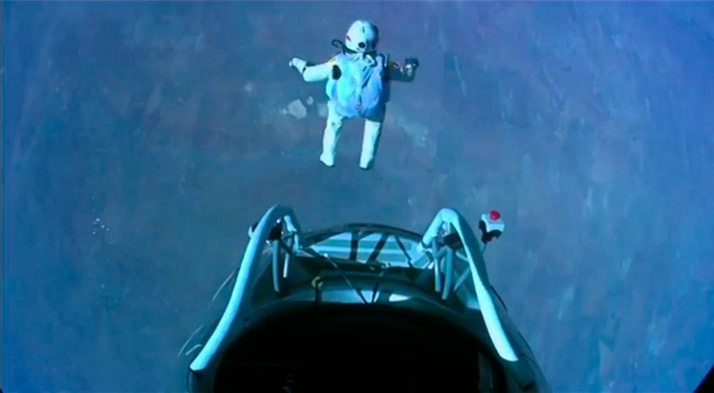 Felix Baumgartner a jeho seskok ze stratosféry