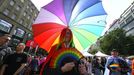 Momentka z Prague Pride - pochodu rovnosti a respektu, 2. srpna 2025, Praha.