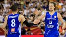 basketbal, MS 2019, Česko - Turecko, Tomáš Satoranský a Ondřej Balvín