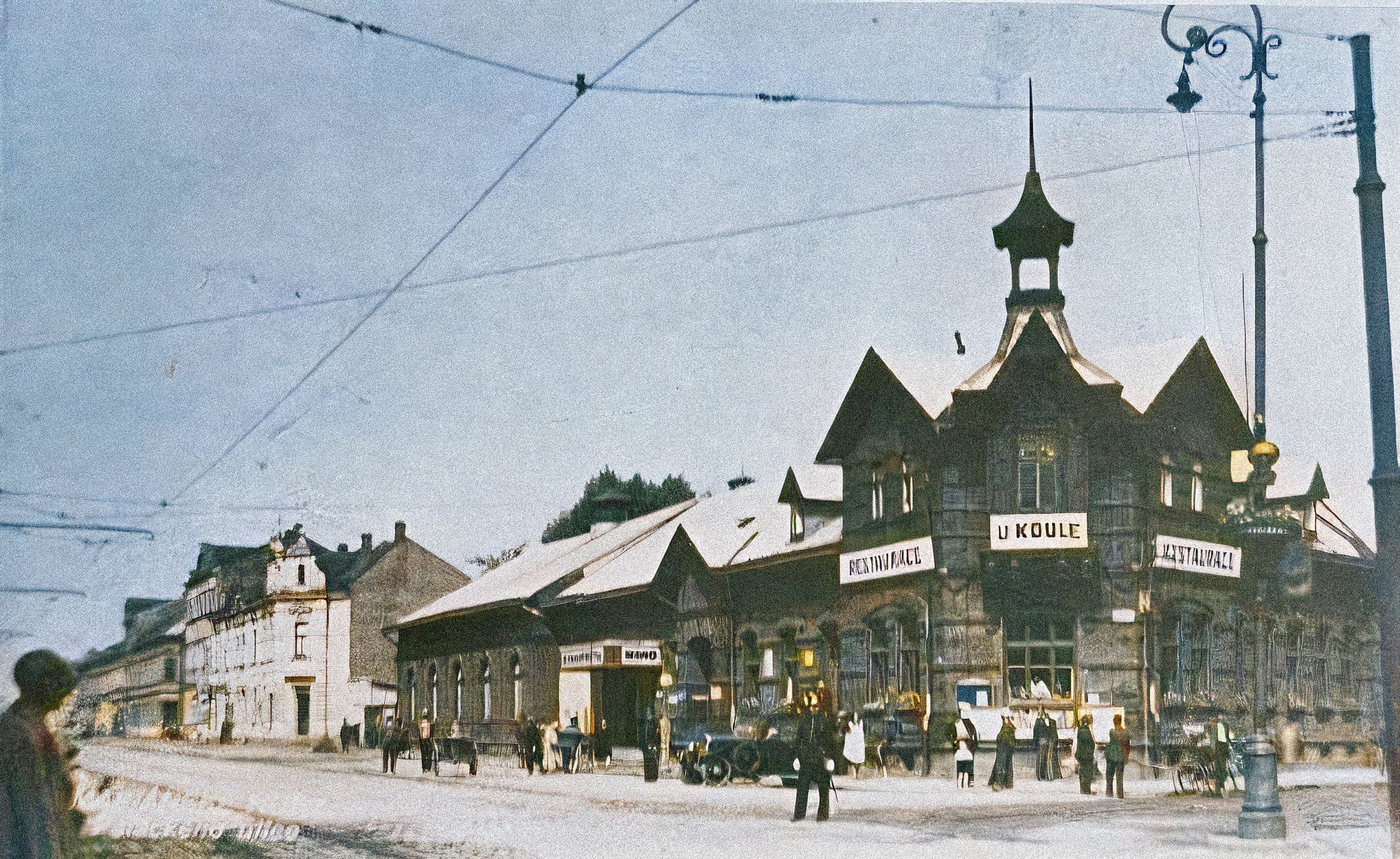 Ostrava, 100 let, obarvené fotografie, Domácí