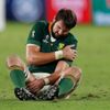 Zraněný Lood De Jager ve finále MS 2019 Anglie - Jihoafrická republika