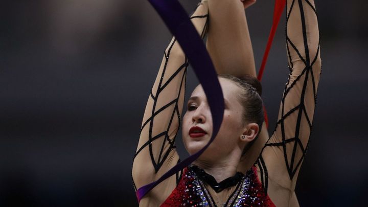 Pružná krása. Ladnost, síla a kouzlo pohybu v rytmu moderní gymnastiky; Zdroj foto: Reuters