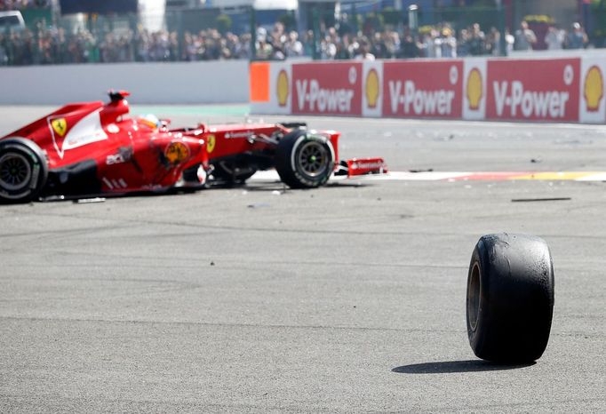 Karamboly ve Formuli 1 na Velké ceně Belgie 2012.