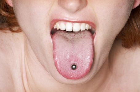 piercing, jazyk